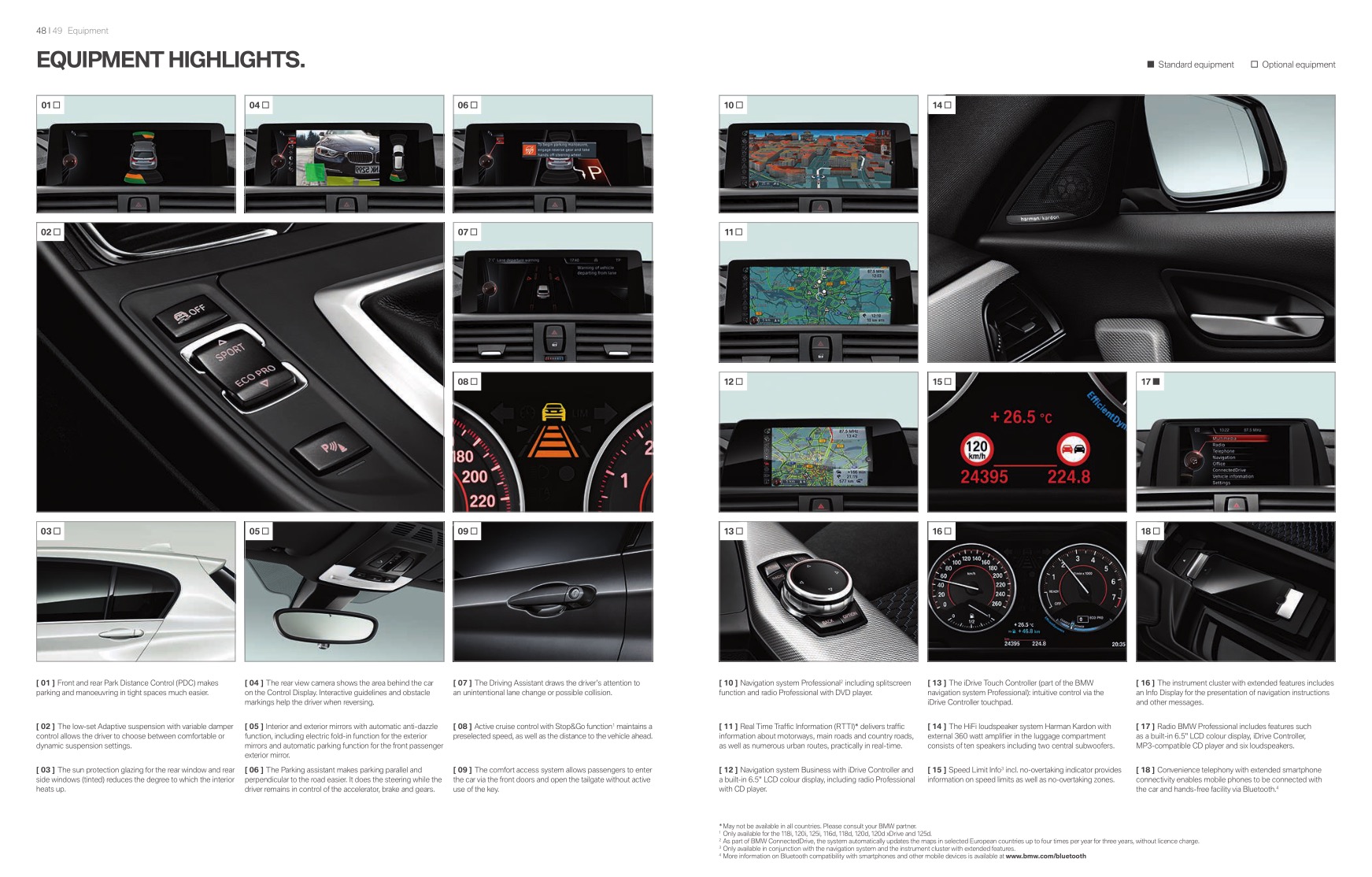 2015 BMW 1-Series Brochure Page 22